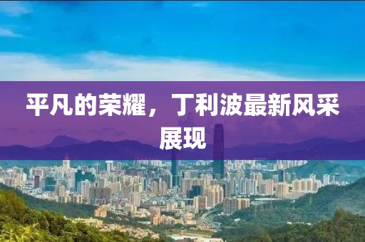 平凡的榮耀，丁利波最新風(fēng)采展現(xiàn)