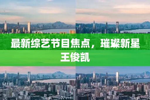 最新綜藝節(jié)目焦點(diǎn)，璀璨新星王俊凱
