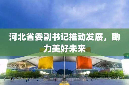 河北省委副書記推動發(fā)展，助力美好未來