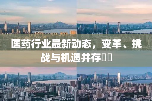 醫(yī)藥行業(yè)最新動態(tài)，變革、挑戰(zhàn)與機遇并存??