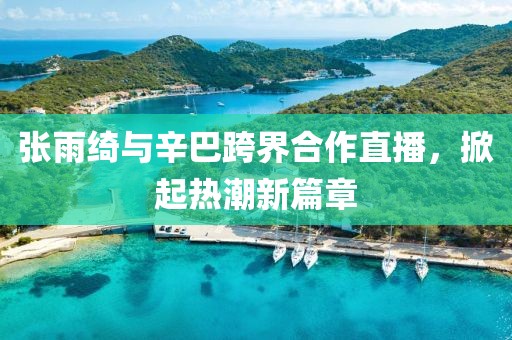 張雨綺與辛巴跨界合作直播，掀起熱潮新篇章