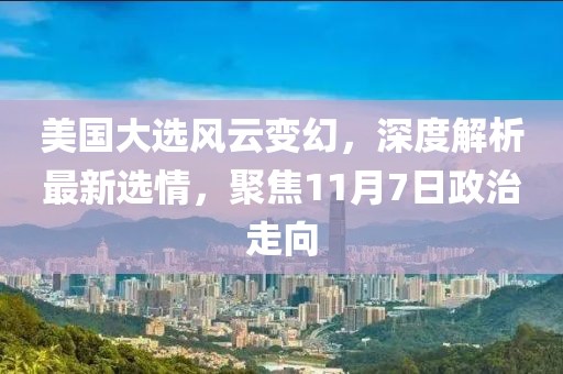 美國(guó)大選風(fēng)云變幻，深度解析最新選情，聚焦11月7日政治走向
