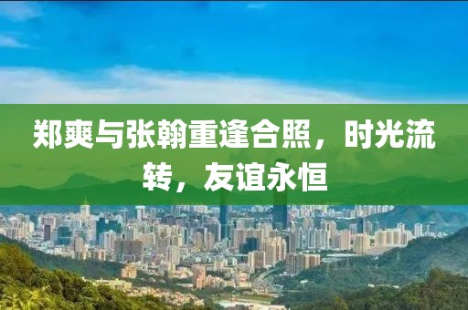 鄭爽與張翰重逢合照，時(shí)光流轉(zhuǎn)，友誼永恒
