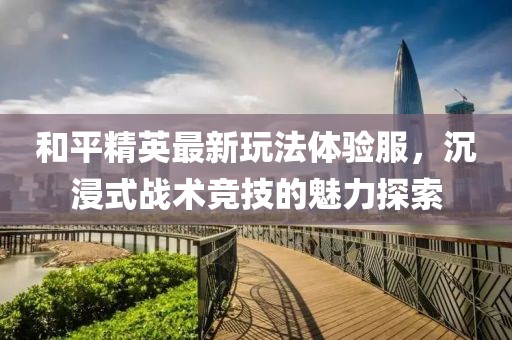 和平精英最新玩法體驗(yàn)服，沉浸式戰(zhàn)術(shù)競(jìng)技的魅力探索