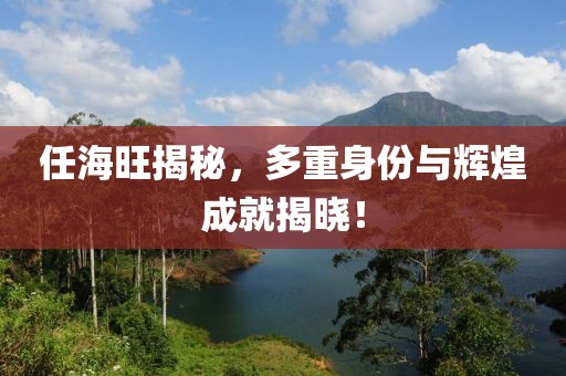 任海旺揭秘，多重身份與輝煌成就揭曉！