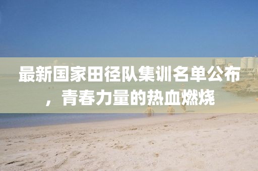 最新國家田徑隊集訓(xùn)名單公布，青春力量的熱血燃燒