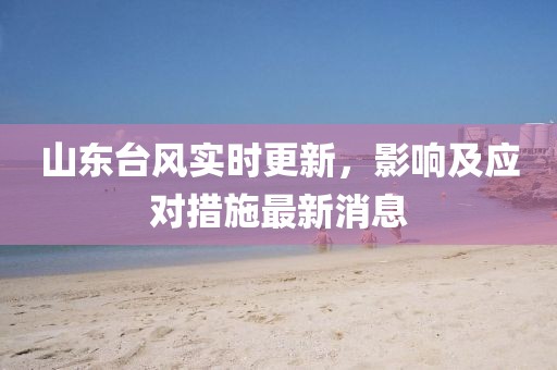 山東臺風(fēng)實時更新，影響及應(yīng)對措施最新消息