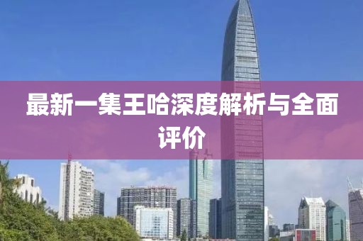 最新一集王哈深度解析與全面評價