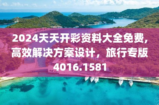 2024天天開彩資料大全免費(fèi),高效解決方案設(shè)計，旅行專版4016.1581