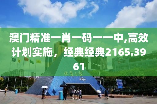 澳門(mén)精準(zhǔn)一肖一碼一一中,高效計(jì)劃實(shí)施，經(jīng)典經(jīng)典2165.3961