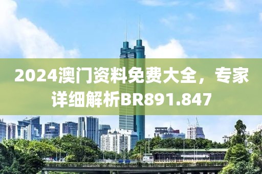 2024澳門資料免費(fèi)大全，專家詳細(xì)解析BR891.847