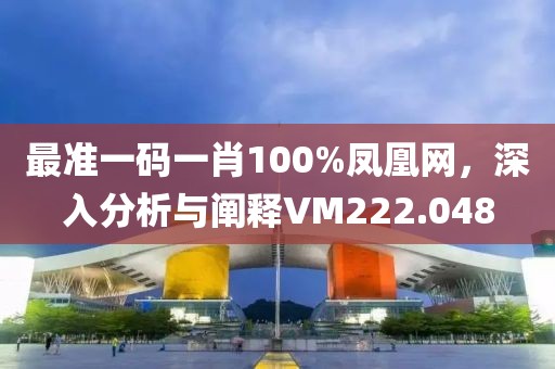 最準一碼一肖100%鳳凰網(wǎng)，深入分析與闡釋VM222.048