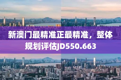 新澳門最精準(zhǔn)正最精準(zhǔn)，整體規(guī)劃評估JD550.663