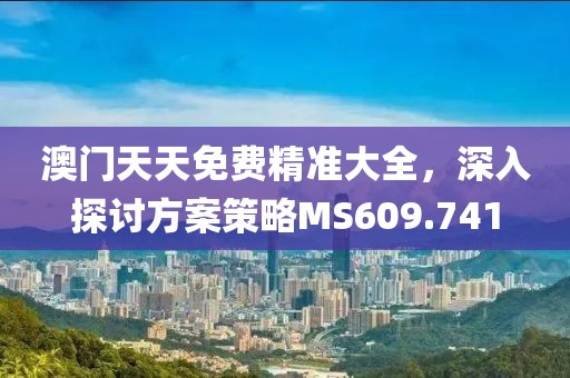 澳門天天免費精準大全，深入探討方案策略MS609.741