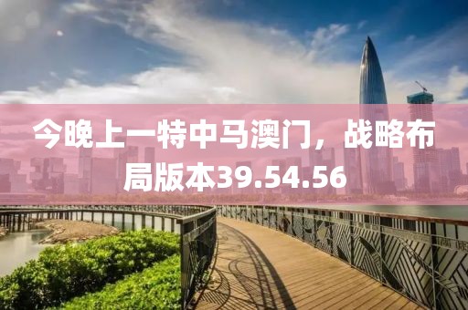 今晚上一特中馬澳門，戰(zhàn)略布局版本39.54.56