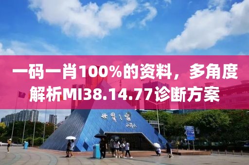 一碼一肖100%的資料，多角度解析MI38.14.77診斷方案