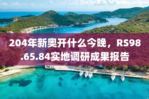 204年新奧開什么今晚，RS98.65.84實地調研成果報告