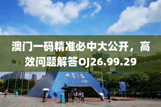 澳門一碼精準必中大公開，高效問題解答OJ26.99.29