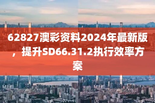 62827澳彩資料2024年最新版，提升SD66.31.2執(zhí)行效率方案