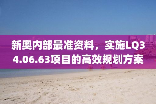 新奧內(nèi)部最準(zhǔn)資料，實(shí)施LQ34.06.63項(xiàng)目的高效規(guī)劃方案