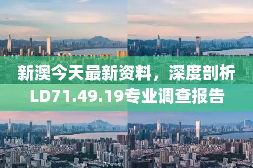 新澳今天最新資料，深度剖析LD71.49.19專業(yè)調(diào)查報(bào)告
