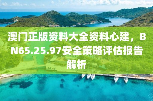 澳門正版資料大全資料心建，BN65.25.97安全策略評估報(bào)告解析