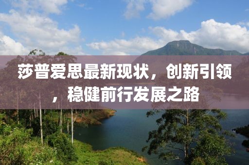 莎普愛思最新現(xiàn)狀，創(chuàng)新引領(lǐng)，穩(wěn)健前行發(fā)展之路