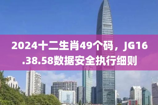 2024十二生肖49個(gè)碼，JG16.38.58數(shù)據(jù)安全執(zhí)行細(xì)則