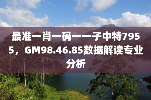 最準(zhǔn)一肖一碼一一子中特7955，GM98.46.85數(shù)據(jù)解讀專業(yè)分析