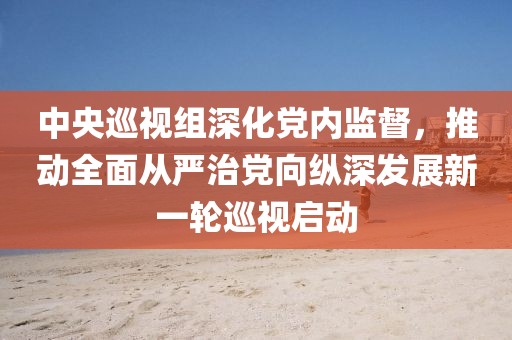 中央巡視組深化黨內監(jiān)督，推動全面從嚴治黨向縱深發(fā)展新一輪巡視啟動