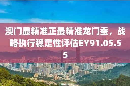 澳門最精準(zhǔn)正最精準(zhǔn)龍門蠶，戰(zhàn)略執(zhí)行穩(wěn)定性評(píng)估EY91.05.55