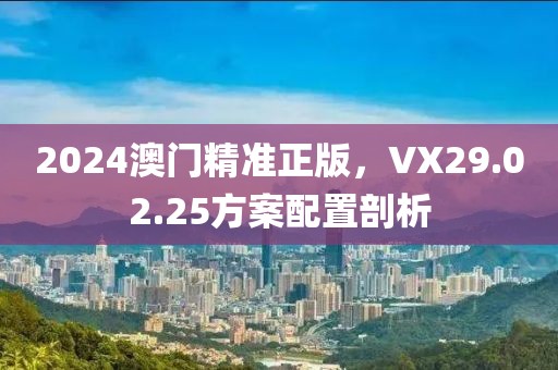 2024澳門精準(zhǔn)正版，VX29.02.25方案配置剖析