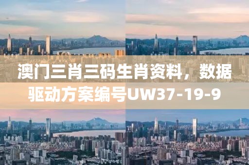 澳門三肖三碼生肖資料，數(shù)據(jù)驅(qū)動(dòng)方案編號(hào)UW37-19-9