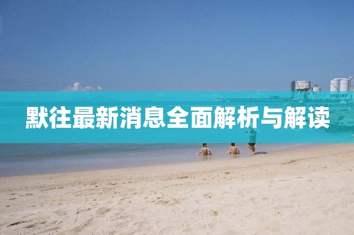 默往最新消息全面解析與解讀
