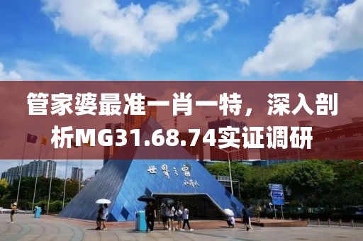 管家婆最準(zhǔn)一肖一特，深入剖析MG31.68.74實(shí)證調(diào)研