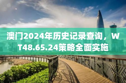 澳門2024年歷史記錄查詢，WT48.65.24策略全面實(shí)施